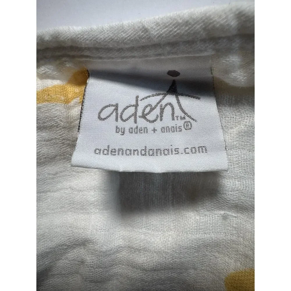 Aden + Anais Easy Swaddle Wrap 0-3M Muslin Animal Print